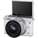 دوربین بدون آینه کانن Canon EOS M200 Mirrorless Kit 15-45mm (White)