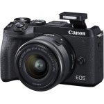 بدنه دوربین بدون آینه کانن Canon EOS M6 Mark II Mirrorless Kit 15-45mm