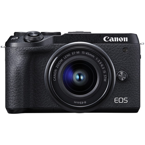 بدنه دوربین بدون آینه کانن Canon EOS M6 Mark II Mirrorless Kit 15-45mm