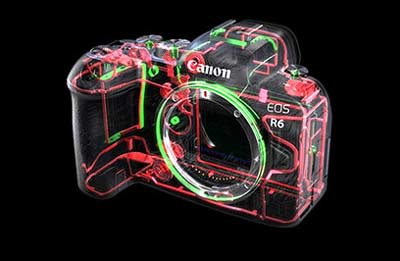بدنه دوربین بدون آینه کانن Canon EOS R6 Mirrorless Body
