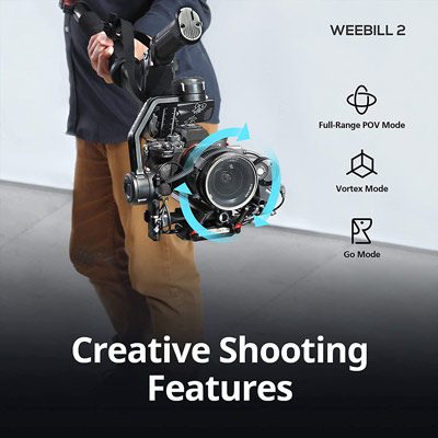 لرزشگیر دوربین ژیون تک ویبیل 2 پرو پلاس | Zhiyun WEEBILL 2 Pro Plus Kit Handheld Stabilizer