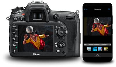 Connect Nikon camera Wi-Fi and transfer images to mobile phone
