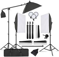 What equipment do we need to set up a studio and what is it like to set up a photography studio?