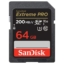 کارت حافظه سندیسک مدل SanDisk 64GB Extreme Pro 200MB/s SDXC UHS-I U3