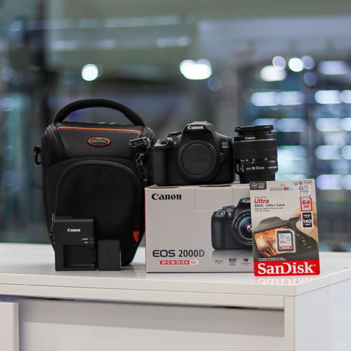 دوربین عکاسی کانن Canon EOS 2000D Kit EF-S 18-55mm IS II دست دوم