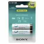 باتری قلمی قابل شارژ سونی Sony Ni-MH AA 2500mah Battery