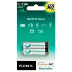 باتری نیم قلمی قابل شارژ سونی Sony Ni-MH AAA 900mah Battery