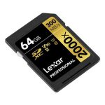 کارت حافظه لکسار مدل Lexar 64GB Professional SDHC UHS-II U3 300MB/s