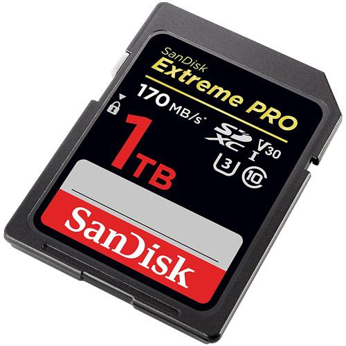کارت حافظه سندیسک مدل SanDisk 1TB Extreme Pro 170MB/s SDXC UHS-I U3