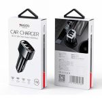 شارژر فندکی 3 پورت یسیدو Yesido Y46 Car Charger 42W