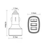 شارژر فندکی 3 پورت یسیدو Yesido Y46 Car Charger 42W
