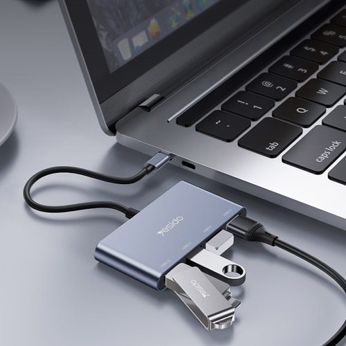 هاب 4 پورت یسیدو Yesido HB13 HUB Adapter USB-C