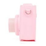 کیف چرمی دوربین فوجی فیلم مناسب FujiFilm Instax mini 9/8 Clear Pink Bag
