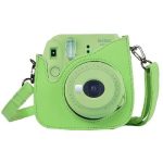 کیف چرمی دوربین فوجی فیلم مناسب FujiFilm Instax mini 9/8 Green Bag