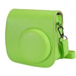 کیف چرمی دوربین فوجی فیلم مناسب FujiFilm Instax mini 9/8 Green Bag