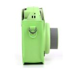 کیف چرمی دوربین فوجی فیلم مناسب FujiFilm Instax mini 9/8 Green Bag