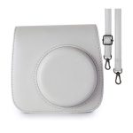 کیف چرمی دوربین فوجی فیلم مناسب FujiFilm Instax mini 9/8 White Bag