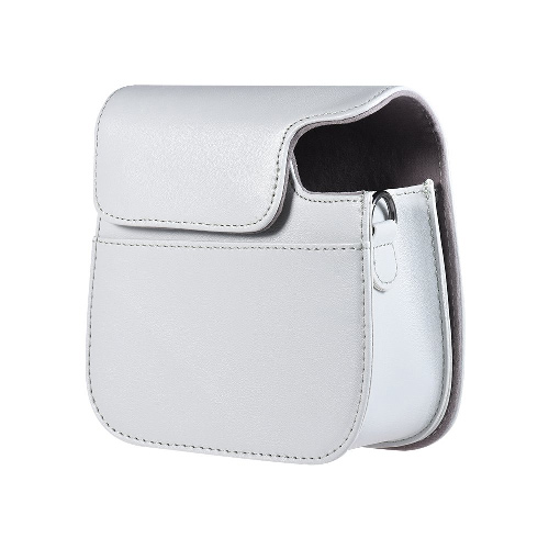 کیف چرمی دوربین فوجی فیلم مناسب FujiFilm Instax mini 9/8 White Bag