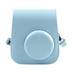 کیف چرمی دوربین فوجی فیلم مناسب FujiFilm Instax mini 11 Blue Bag