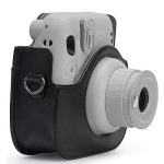 کیف چرمی دوربین فوجی فیلم مناسب Instax Mini 11 Black Leather Case