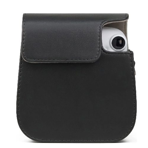 کیف چرمی دوربین فوجی فیلم مناسب Instax Mini 11 Black Leather Case