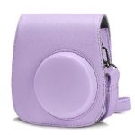کیف چرمی دوربین فوجی فیلم مناسب FujiFilm Instax mini 11 Purple Bag