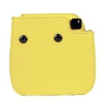 کیف چرمی دوربین فوجی فیلم مناسب FujiFilm Instax mini 9/8 Clear Yellow Bag