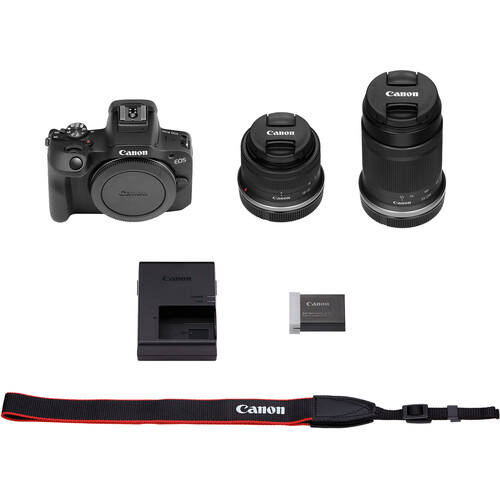 دوربین بدون آینه کانن Canon EOS R100 Kit 18-45mm + 55-210mm
