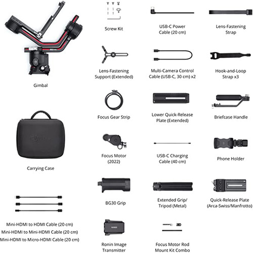 لرزشگیر دوربین دی جی آی مدل DJI RS 3 Pro Gimbal Stabilizer Combo