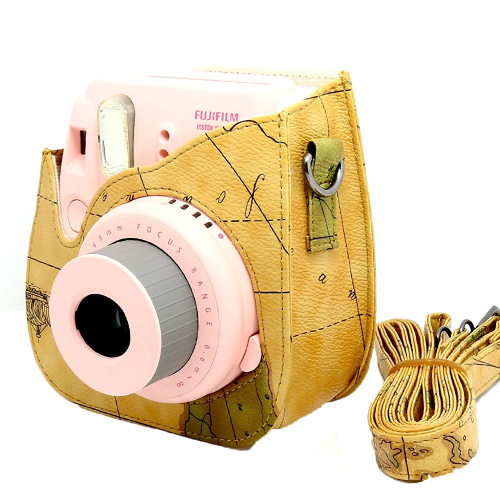 کیف چرمی دوربین فوجی فیلم FujiFilm Instax mini 9/8 World Bag