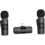 میکروفون بی سیم یقه ای بویا دو کاربر مخصوص اپل Boya BY-V2