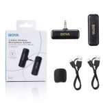 میکروفون بی سیم یقه ای بویا BOYA BY-WM3T2-M1 3.5mm TRS
