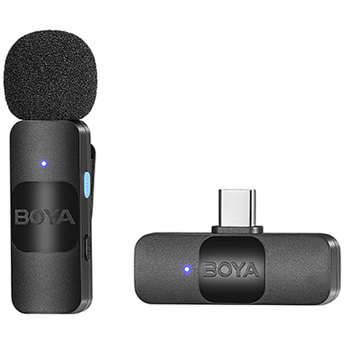 میکروفون بی سیم یقه ای بویا BOYA BY-V10 USB-C