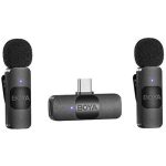 میکروفون بی سیم یقه ای دو کاربر بویا BOYA BY-V20 USB-C