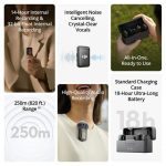 میکروفون بی سیم یقه ای دی جی آی دو کاربر DJI Mic 2 2-Person