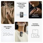 میکروفون بی سیم یقه ای دی جی آی تک کاربر DJI Mic 2 Single