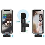 میکروفن بی سیم یقه ای K9 Type-C Wireless Microphone