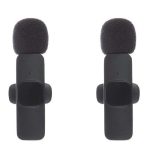 میکروفن بی سیم یقه ای دو کاربر K9 Type-C Wireless Microphone