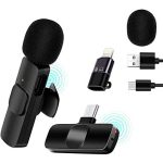 میکروفن بی سیم یقه ای K8 Lightning Wireless Microphone