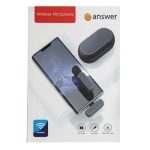میکروفون موبایل بی سیم یقه ای انسر Answer K60 Wireless Microphone