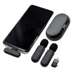 میکروفون موبایل بی سیم یقه ای انسر Answer K61 Dual Wireless Microphone