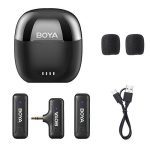 میکروفون دو کاربر بی سیم بویا مدل Boya BY-WM3T-M2 3.5mm TRS