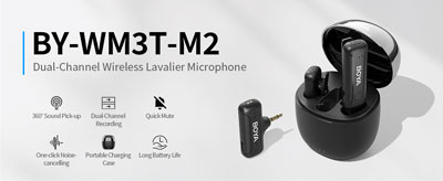 میکروفون دو کاربر بی سیم بویا مدل Boya BY-WM3T-M2 3.5mm TRS