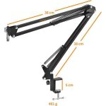 بازوی تعلیق فنری میکروفون کامیکا مدل Comica CVM-MS01