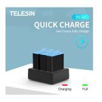شارژر سه تایی گوپرو Telesin Charger for GoPro Hero 9/10/11