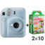 دوربین عکاسی چاپ سریع اینستکس مینی 12 فوجی فیلم Fujifilm Instax Mini 12 Blue + Film20