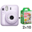دوربین عکاسی چاپ سریع اینستکس مینی 12 فوجی فیلم Fujifilm Instax Mini 12 Purple + Film20