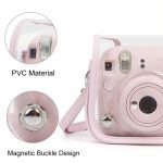 کیف چرمی دوربین فوجی فیلم Instax Mini 12 Clear Soft Bag