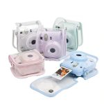 کیف چرمی دوربین فوجی فیلم Instax Mini 12 Clear Soft Bag
