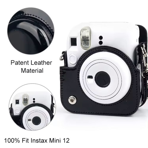 کیف چرمی دوربین فوجی فیلم Instax Mini 12 PU Bag